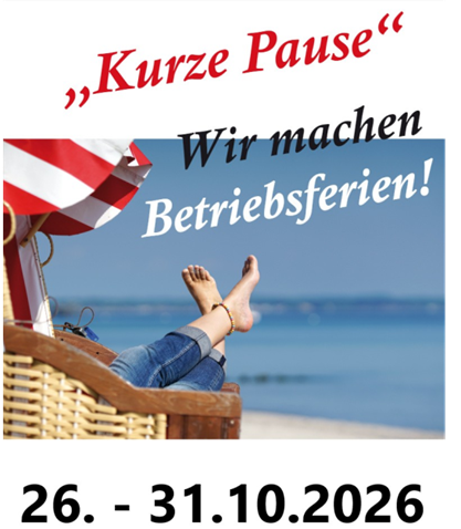Betriebsferien 2026